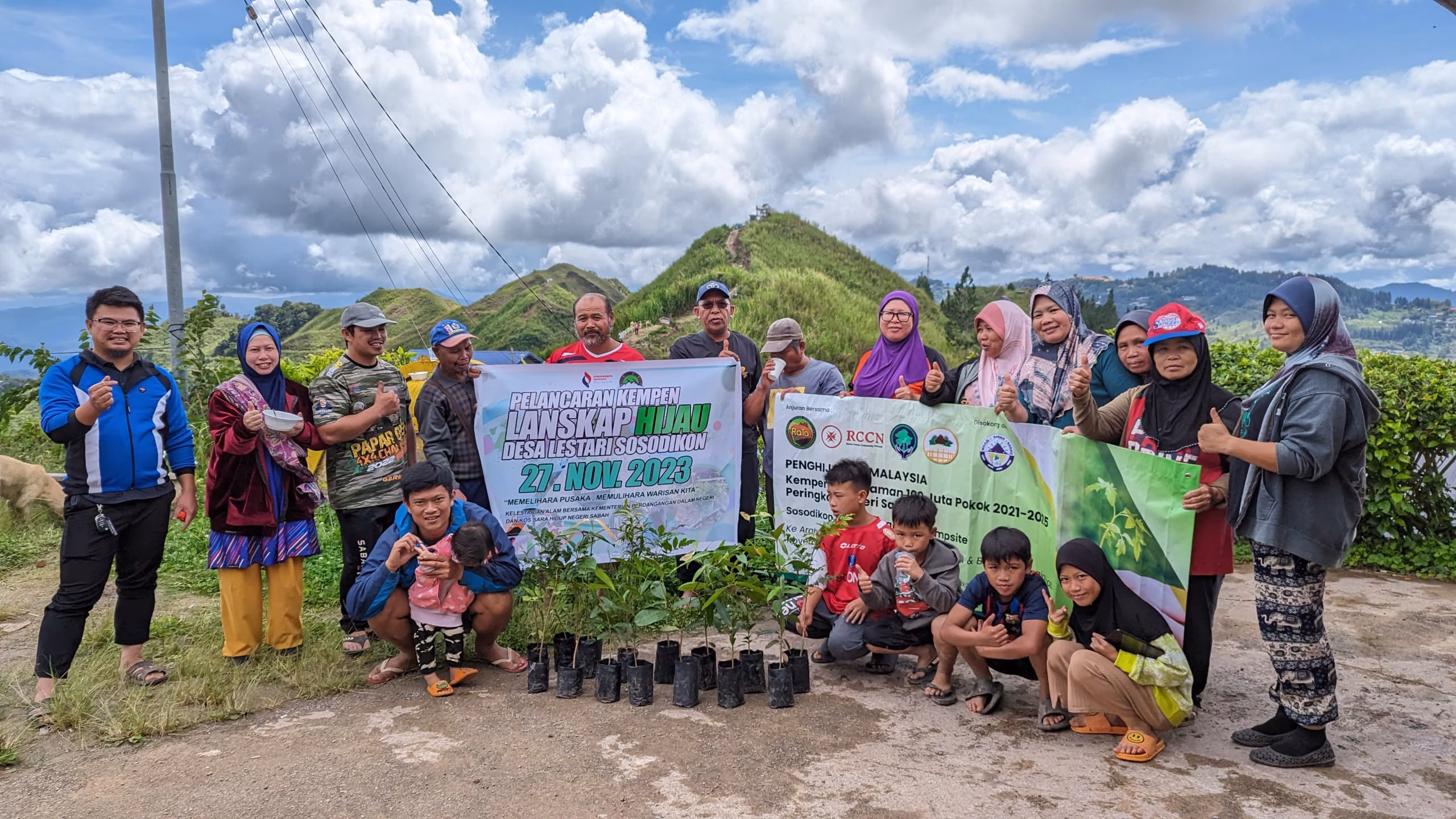 Kempen Landskap Hijau Desa Lestari Sosodikon: Menanam Pokok, Menanam Harapan